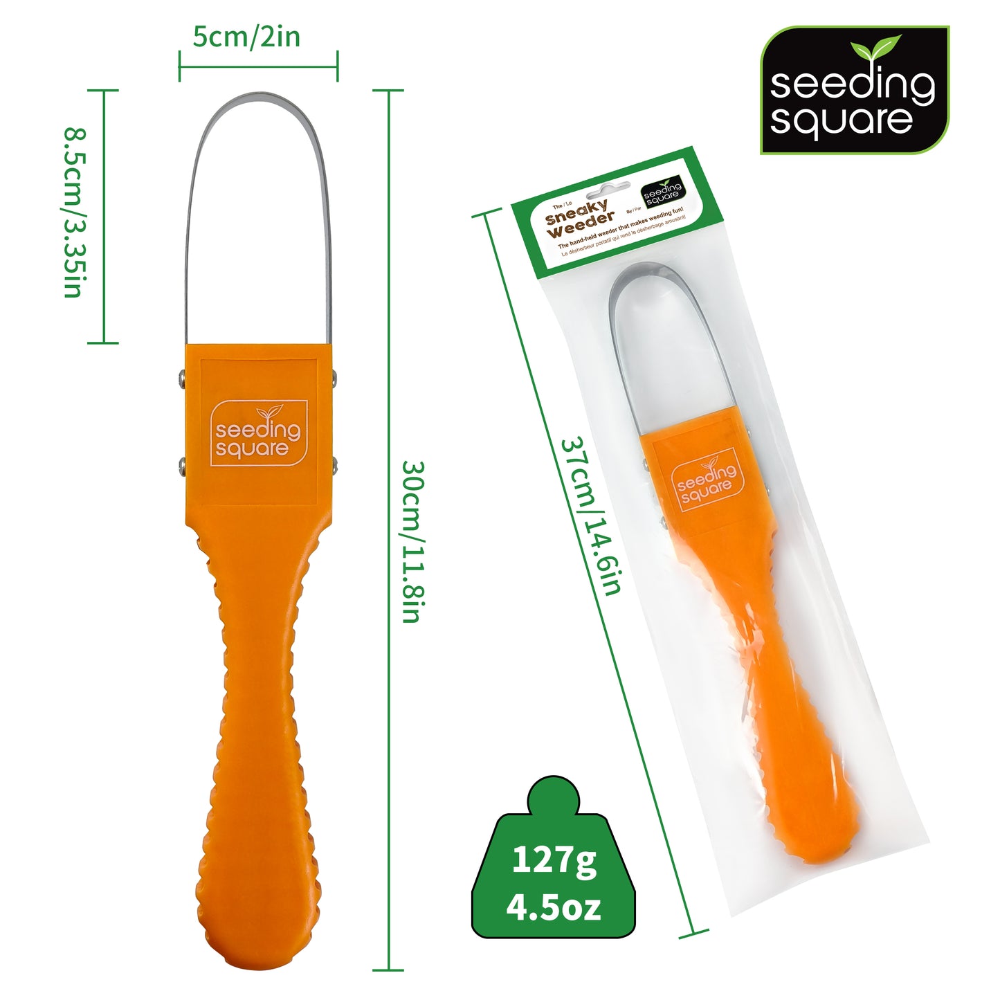 Sneaky Weeder - Handheld Gardening Weeder for precision weeding Vegetable Gardens and Flower Beds