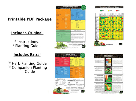 PDF Package of Seeding Square Guides and Instructions