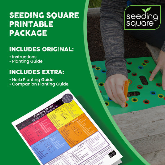 PDF Package of Seeding Square Guides and Instructions